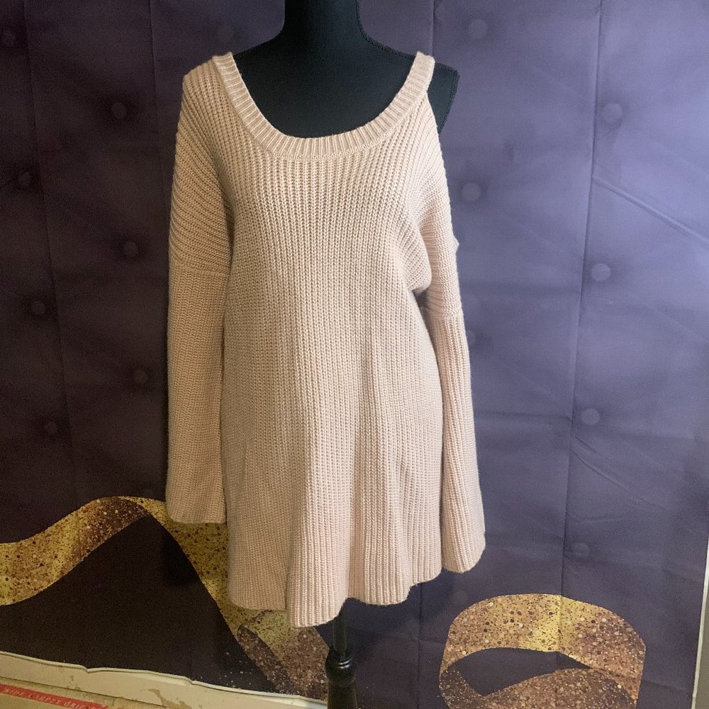 Sweater With Open Shoulder See Color Below - image 1